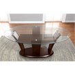 Furniture of America Waverly 7-Piece Wood Oval Dining Set in White