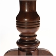 Furniture of America Amersty Round Wood Dining Table in Brown Cherry