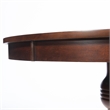 Furniture of America Amersty Round Wood Dining Table in Brown Cherry