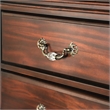 Furniture of America Damos Solid Wood 3-Drawer Nightstand in Dark Walnut