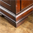Furniture of America Ruben Traditional Solid Wood 6-Drawer Dresser in Cherry