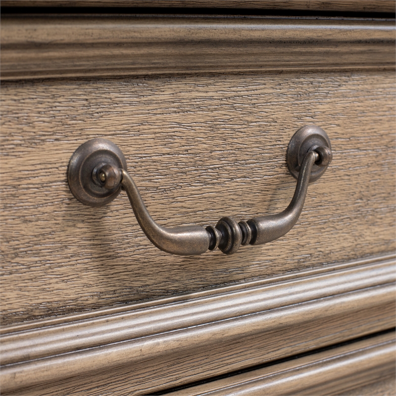 Furniture of America Calpa Solid Wood 7-Drawer Dresser in Rustic Natural Tone