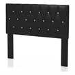 Furniture of America Chasidy Faux Leather Twin Headboard in Brown