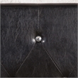 Furniture of America Kylen Faux Leather Twin Headboard in Black