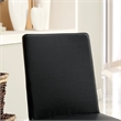 Furniture of America Tammie Faux Leather Dining Chair in Black (Set of 2)