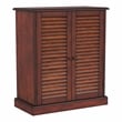 Furniture of America Medley Transitional Wood 5-Shelf Shoe Cabinet in Oak