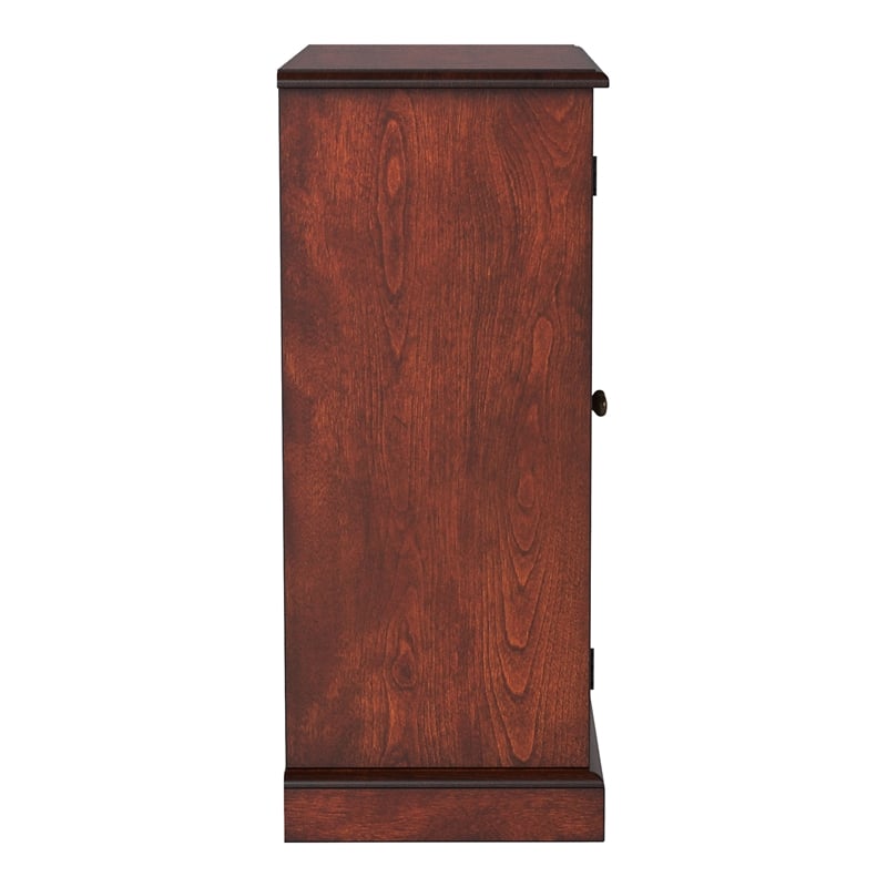 Furniture of America Medley Transitional Wood 5-Shelf Shoe Cabinet in Oak