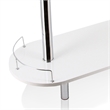 Furniture of America Godric Contemporary Wood 2-Shelf Pub Table in White