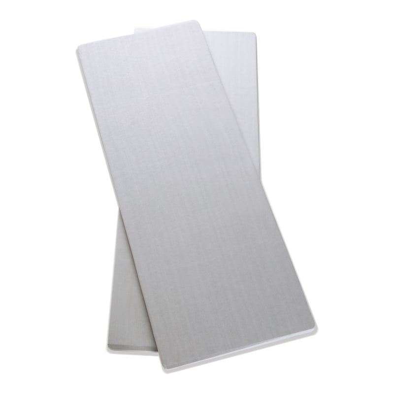 Furniture of America Golda Fabric 2-Inch Queen Bunkie Board in White