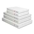 Furniture of America Senna White Fabric 6-Inch Full Mattress with Bunkie Board