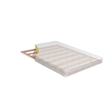 Furniture of America Senna White Fabric 6-Inch Full Mattress with Bunkie Board