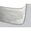 Furniture of America Senna White Fabric 8-Inch Full Mattress with Bunkie Board