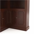 Furniture of America Myron Traditional Wood Corner Home Bar in Dark Cherry