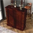 Furniture of America Myron Wood Multi-Storage Wine Rack in Dark Cherry