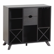 Furniture of America Ruybal Engineered Wood Wine Rack/Buffet in Cappuccino
