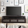 Furniture of America Missie Contemporary Wood Multi-Storage TV Stand in Espresso