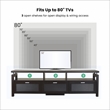 Furniture of America Missie Contemporary Wood Multi-Storage TV Stand in Espresso