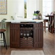 Furniture of America Layfield Wood Multi-Storage Buffet in Vintage Walnut