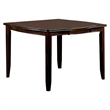 Furniture of America Ellenwood Wood Counter Height Dining Table in Espresso