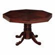 Furniture of America Deaton Traditional Wood 5-Piece Gaming Table Set in Cherry