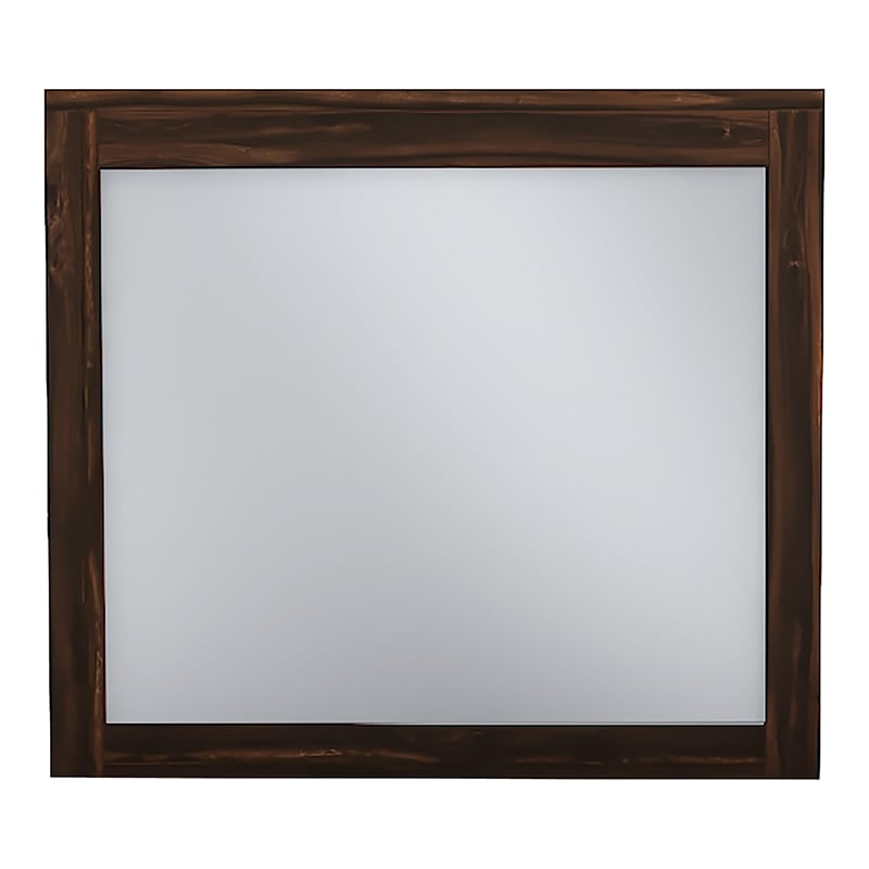 Furniture of America Bickson Rustic Wood 2-Piece Dresser and Mirror in Natural