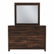 Furniture of America Bickson Rustic Wood 2-Piece Dresser and Mirror in Natural