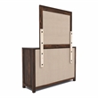 Furniture of America Bickson Rustic Wood 2-Piece Dresser and Mirror in Natural