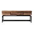 Furniture of America Cyprinus Industrial Metal 60-Inch TV Stand in Antique Black