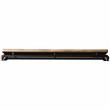 Furniture of America Cyprinus Industrial Metal TV Bridge in Antique Black