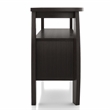 Furniture of America Mendota Wood Buffet Table with Wine Rack in Espresso