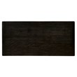 Furniture of America Sinuata Rustic Wood Pub Table in Antique Black