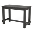 Furniture of America Sinuata Rustic Wood Pub Table in Antique Black