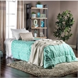 Furniture of America Polosa Transitional Metal Twin Bed Frame in Silver