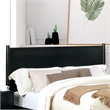 Furniture of America Belkor Solid Wood California King Platform Bed in Black