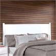 Furniture of America Belkor Solid Wood King Platform Bed in White
