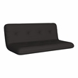 Furniture of America Brocko Contemporary Fabric 6-inch Futon Mattress in Black