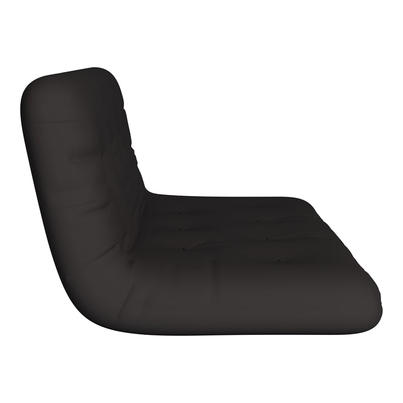 Furniture of America Brocko Contemporary Fabric 6-inch Futon Mattress in Black