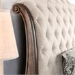 Furniture of America Kai Wood Panel King Bed in Rustic Natural Tone