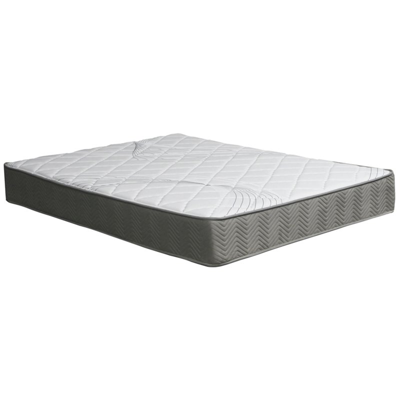 Furniture of America Joy Edge Fabric Full Pocket Coil Mattress in White