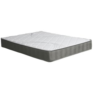 Furniture of America Joy Edge Fabric Full Pocket Coil Mattress in White