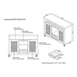 Furniture of America Raxon Industrial Wood Multi-Storage Buffet in Walnut