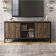 Furniture of America Ronda Industrial Wood 60-Inch TV Stand in Weathered Oak