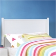 Furniture of America Belkor Solid Wood Twin Platform Bed in White