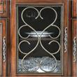 Furniture of America Eleanora Traditional Wood China Cabinet in Brown Cherry