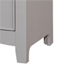 Furniture of America Dimanche Solid Wood Dresser and Mirror in Gray