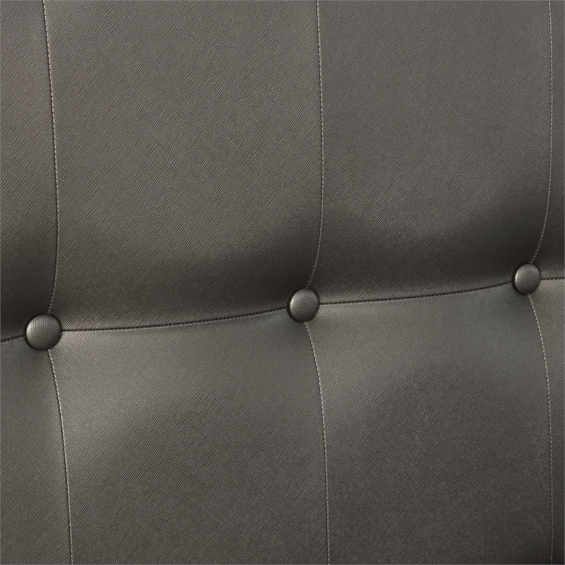 Furniture of America Xulu Contemporary Wood Cal King Bed with LED in Silver