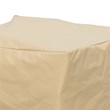 Furniture of America Gonda Fabric Patio Chair Dust Cover in Light Brown
