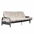 Furniture of America Brocko Contemporary Fabric 8-inch Futon Mattress in White