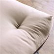 Furniture of America Vargas Fabric 6-inch Futon Mattress in Khaki and Brown