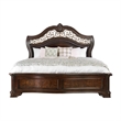 Furniture of America Jordan Wood King Panel Bed in Brown Cherry